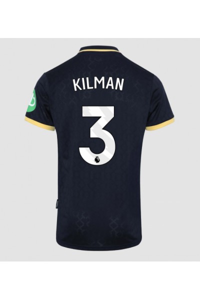 West Ham United Max Kilman #3 Jalkapallovaatteet Kolmaspaita 2025-26 Lyhythihainen West Ham United Max Kilman #3 Jalkapallovaatteet Kolmaspaita 2025-26 Lyhythihainen